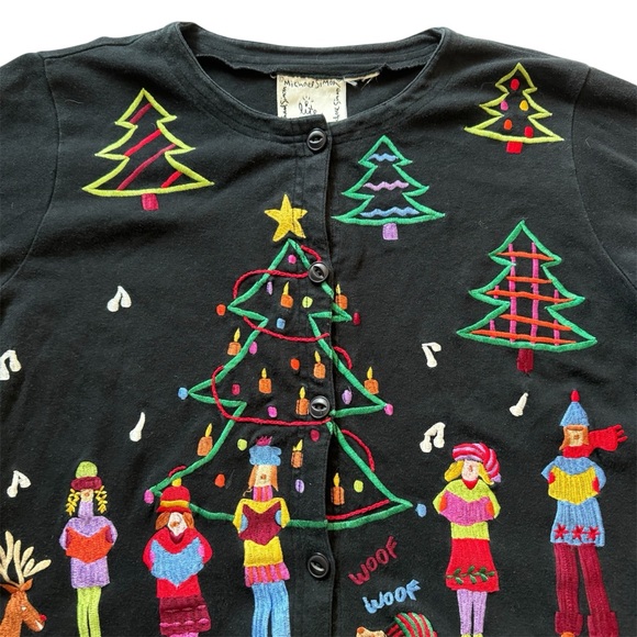 Micheal Simon Christmas cardigan/sweater - Picture 7 of 10